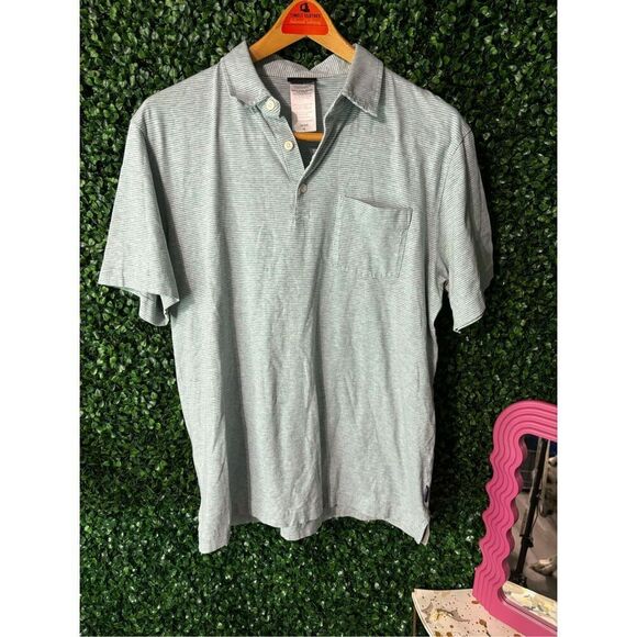 Mens Blue and Gray Patagonia Polo Size Medium - Picture 1 of 3